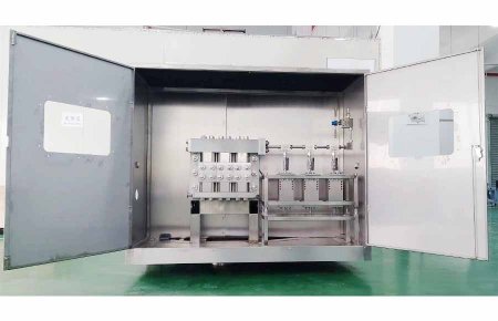 Zona de transporte del homogeneizador